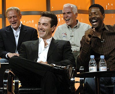 James Duff, Jon Tenney, Gil Garcetti, and Corey Reynolds of "The Closer"  - 2005 TCA