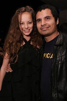 Bijou Phillips and Michael Pena - Helio Launch Party, May 2006