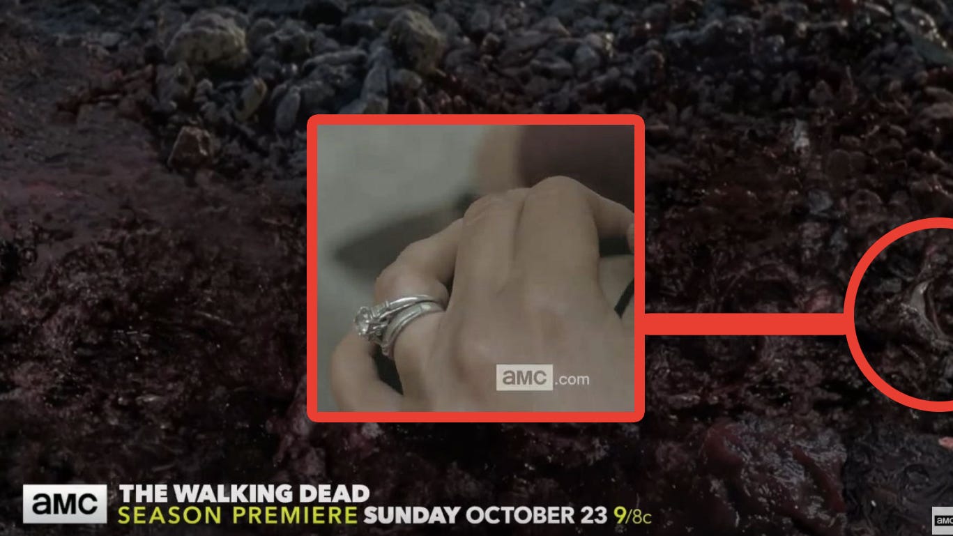 Maggie's Ring, Blown Up, The Walking Dead