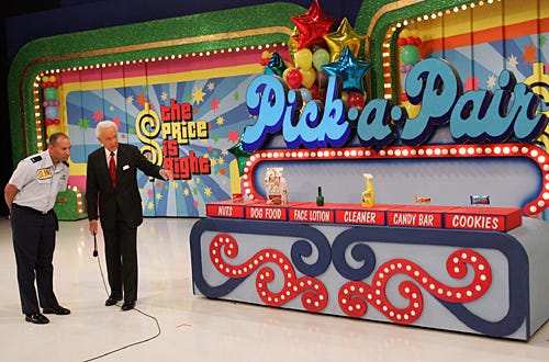 The Price Is Right - Bob Barker and Sean Lovest, of Henderson, NV.