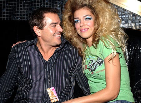 Christopher Knight and Adrianne Curry - Pamela Anderson Launches Her New Clothing Line in Las Vegas, February 16, 2005