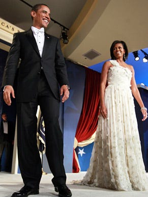 Barack Obama and Michelle Obama - The MTV & ServiceNation: Live From The Youth Inaugural Ball in Washington DC, January 20, 200