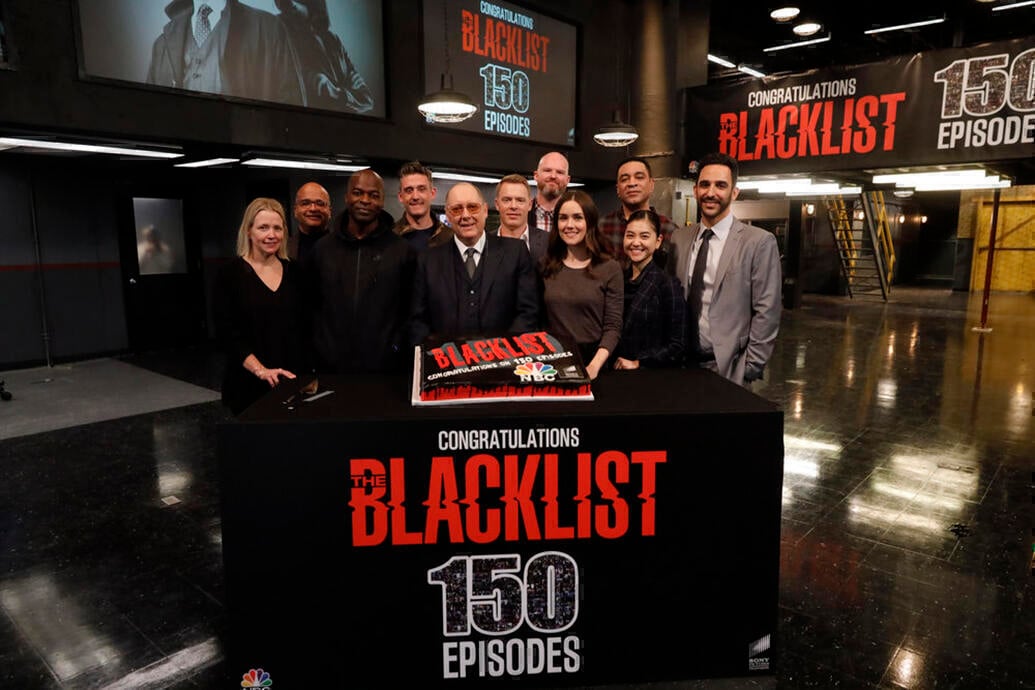 Laura Benson, Bruce Evans, Hisham Tawfiq, Jon Bokenkamp, James Spader, Diego Klattenhoff, Michael Poisson, Megan Boone, Harry Lennix, Laura Sohn, and Amir Arison
