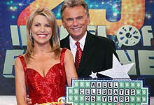 Pat Sajak and Vanna White Puzzled as Wheel of Fortune Turns 25
