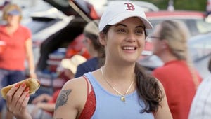 Sam Chases Down Her Former Boss at a Tailgate in This Single Drunk Female Sneak Peek