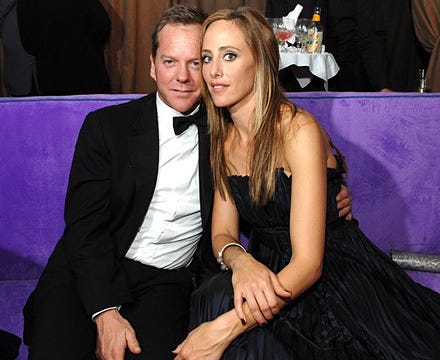 Kiefer Sutherland and Kim Raver - PEOPLE/Entertainment Industry Foundation Official 2007 SAG After Party