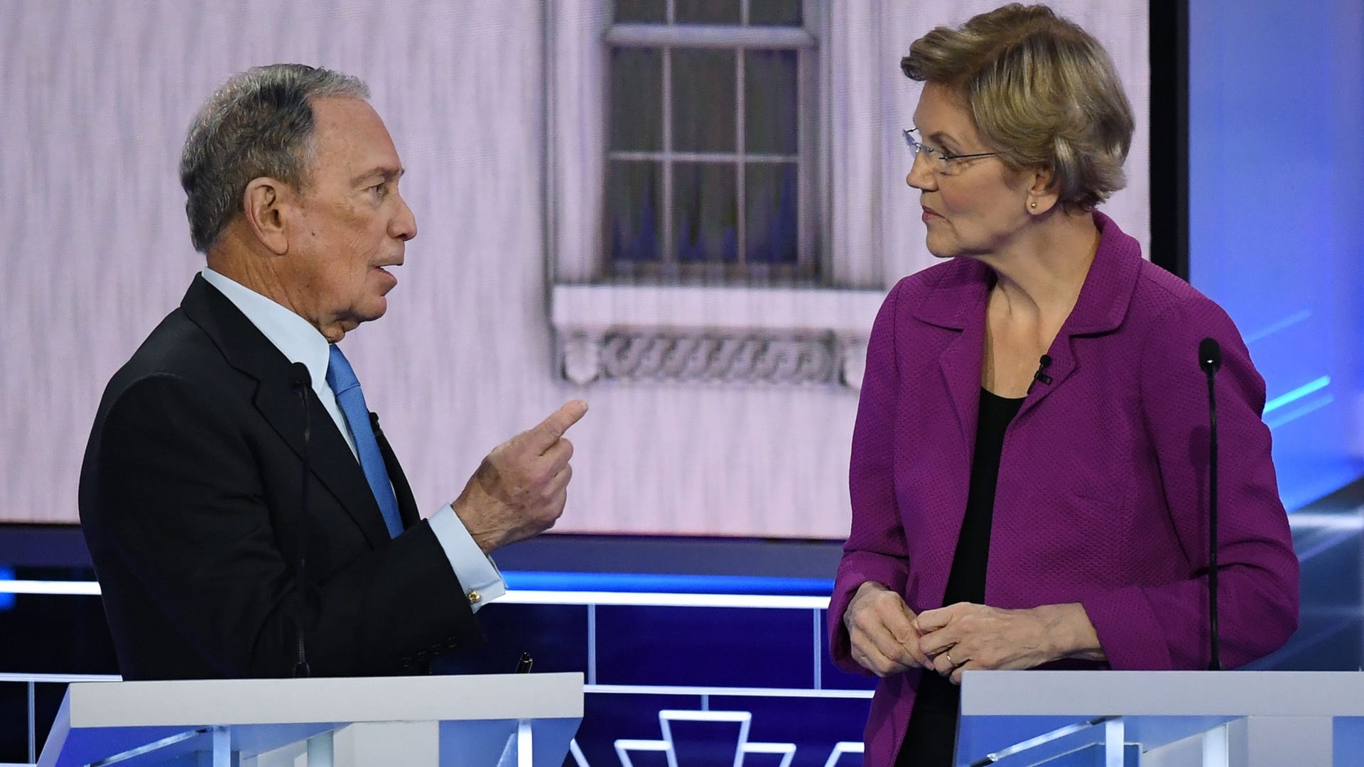 ​Mike Bloomberg and Elizabeth Warren