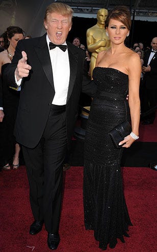 Donald Trump and wife Melania Trump - The 83rd Annual Academy Awards, February 27, 2011