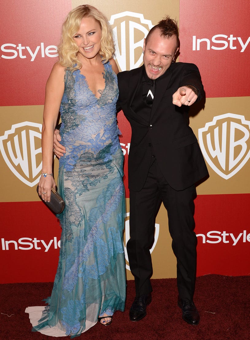 Malin Akerman and Roberto Zincone - 14th Annual Warner Bros. and InStyle Golden Globe Awards After Party in Beverly Hills, California, January 13, 2013
