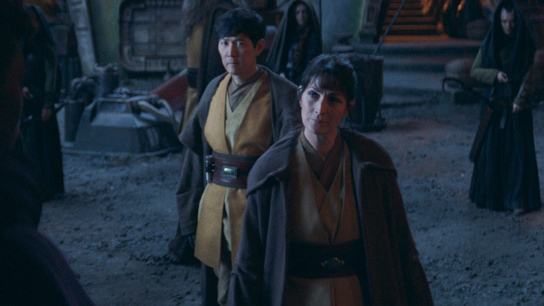Lee Jung-Jae and Carrie-Ann Moss, Star Wars: The Acolyte