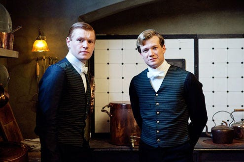 Downton Abbey - Season 3 - Matt Milne and Ed Speleers