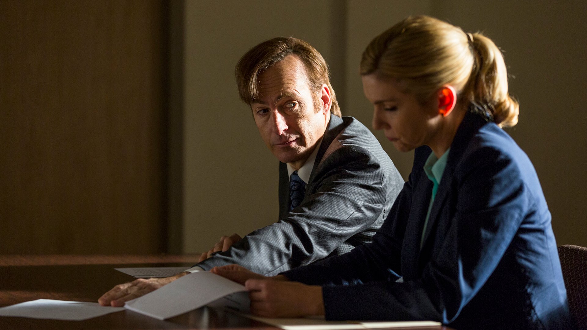 Bob Odenkirk and Rhea Seehorn, Better Call Saul