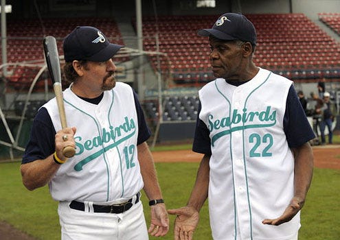 Psych - Season 6 - "Dead Man's Curveball" - Wade Boggs as himself and Danny Glover as Mel Hornsby