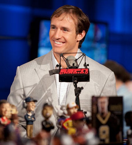 Mike and Mike in the Morning - Quarterback Drew Brees of the New Orleans Saints