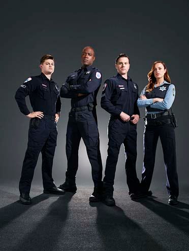 Sirens - Season 1 - Kevin Bigely, Kevin Daniels, Michael Mosley and Jessica McNamee