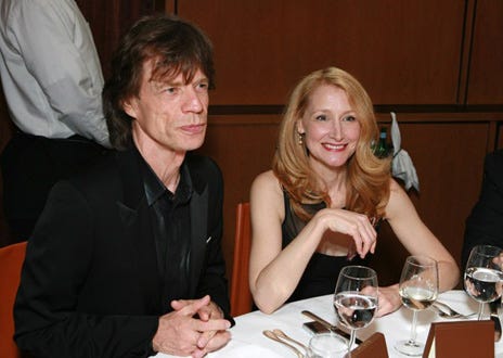 Mick Jagger and Patricia Clarkson - Vanity Fair Oscar Party, March 2006