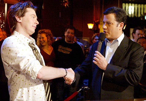 Clay Aiken and Jimmy Kimmel - "Jimmy Kimmel Live," February 14, 2005