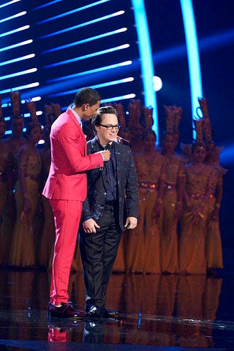 America's Got Talent - Season 8 - Nick Cannon and Jonathan Allen