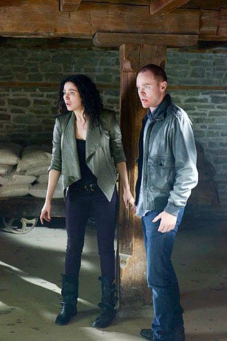 Warehouse 13 - Season 4 - "We All Fall Down" - Joanne Kelly and Aaron Ashmore
