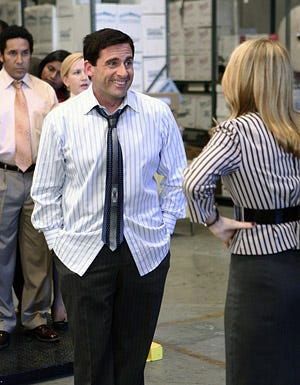 The Office - Season 5 - "Weight Loss" - Steve Carell as Michael Scott, Amy Ryan as Holly