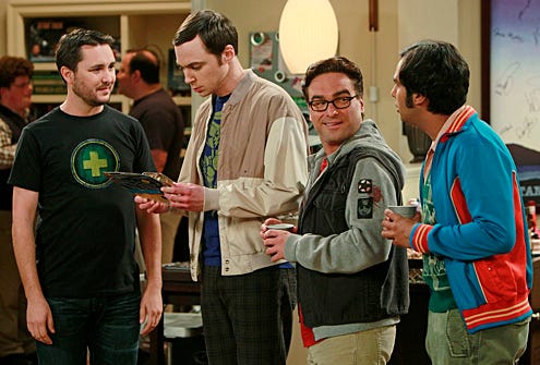The Big Bang Theory - Season 5 - "The Russian Rocket Reaction" - Wil Wheaton, Jim Parsons, Johnny Galecki, Kunal Nayyar