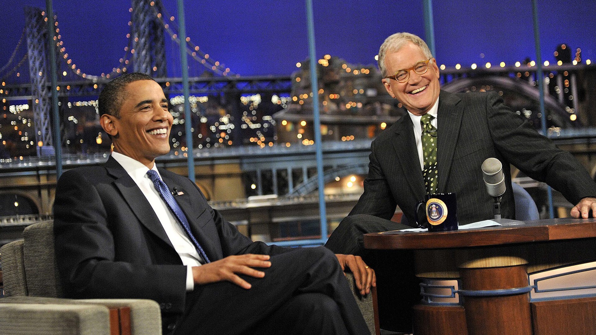 Barack Obama, David Letterman, The Late Show