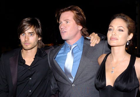 Jared Leto, Val Kilmer and Angelina Jolie - "Alexander"  premiere, November 16, 2004