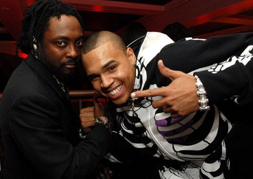 Will.i.am and Chris Brown - Vanity Fair's Sixth Annual Amped Concert, February 22, 2007
