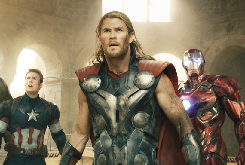 The Avengers: Age of Ultron - Chris Evans, Chris Hemsworth
