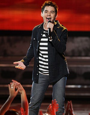 American Idol - Season 7 - David Archuleta performs