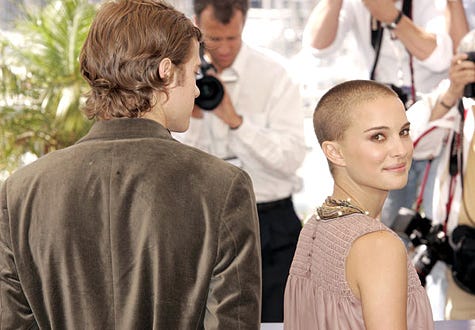 Hayden Christensen and Natalie Portman - Cannes Film Festival - "Star Wars: Episode III - Revenge of the Sith" Photocall, May 15, 2005