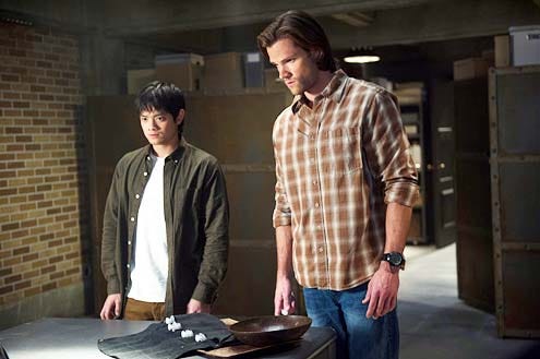 Supernatural - Season 9 - "Heaven Can't Wait" - Osric Chau and Jared Padalecki