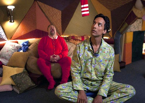 Community - Season 3 - "Pillows and Blankets" - John Goodman as Vice Dean Laybourne and Danny Pudi as Abed