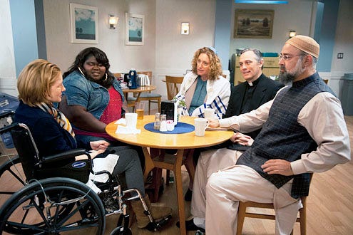 The Big C: Hereafter - "The Finale" - Laura Linney, Gabourey Sidibe, Judy Gold, David Aaron Baker and Ramsey Faragallah