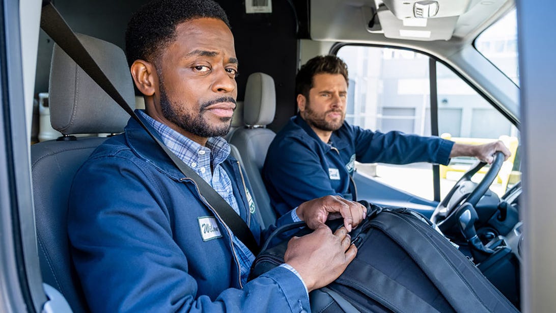 Dulé Hill and James Roday Rodriguez, Psych 3: This Is Gus
