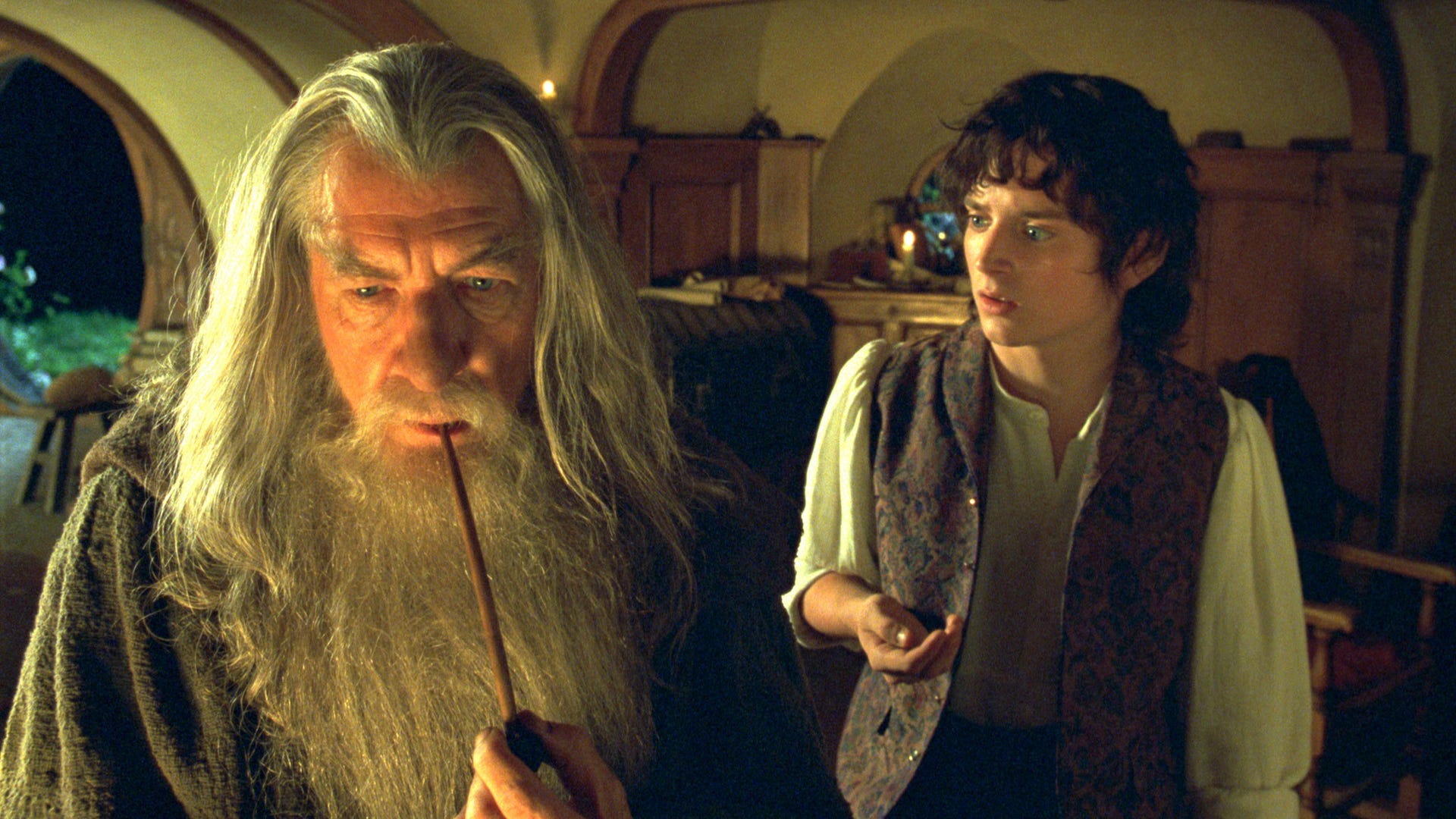 Ian McKellen and Elijah Wood, The Lord of the Rings: The Fellowship of the Ring