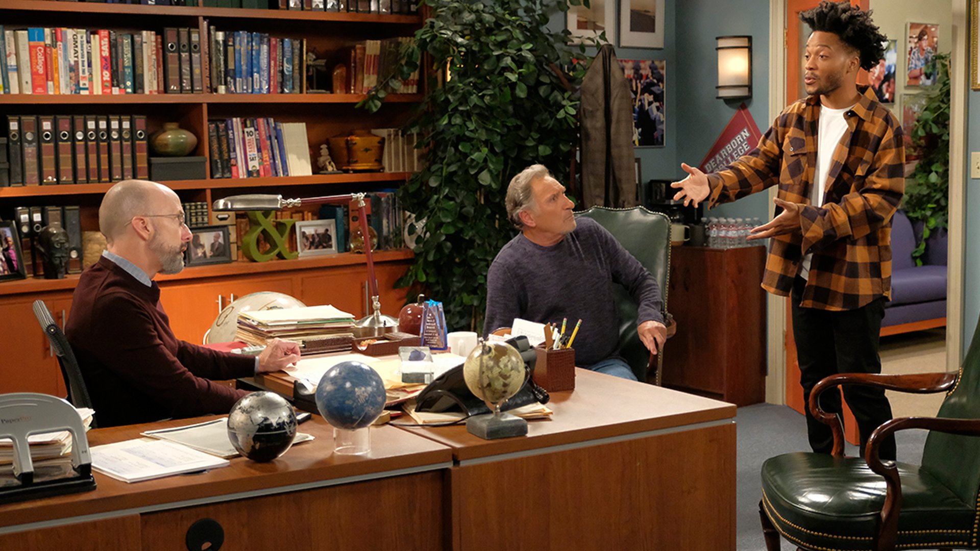 Jim Rash, Judd Hirsch, Jermaine Fowler; Superior Donuts