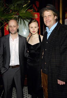 David Harrower, Alison Pill and Jeff Daniels - "Black Bird" opening night-after party, April 2007