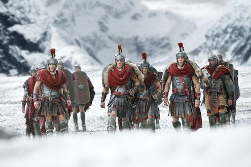 Spartacus: War of the Damned - Christian Antidormi, Simon Merrells and Todd Lasance