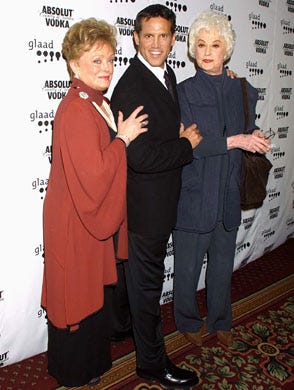 Rue McClanahan, Scott Seomin and Bea Arthur - 13th Annual GLAAD Media Awards, New York City, April 1, 2002