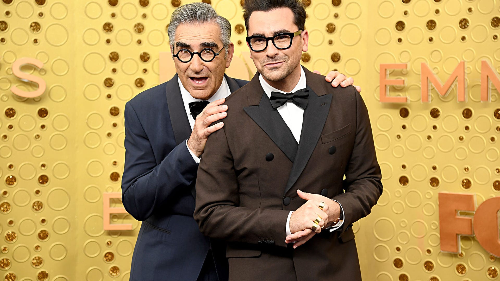 Eugene Levy and Dan Levy, Schitt's Creek at the Emmys
