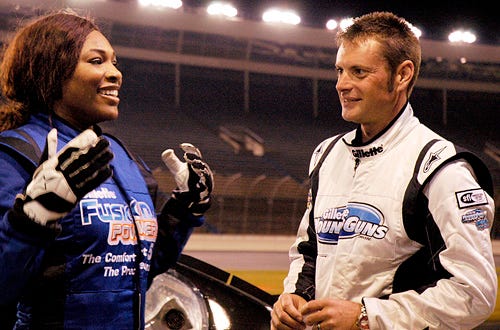 Fast Cars & Superstars - Serena Williams and Corey LaCosta