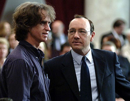 Recount - Director Jay Roach an set with Kevin Spacey