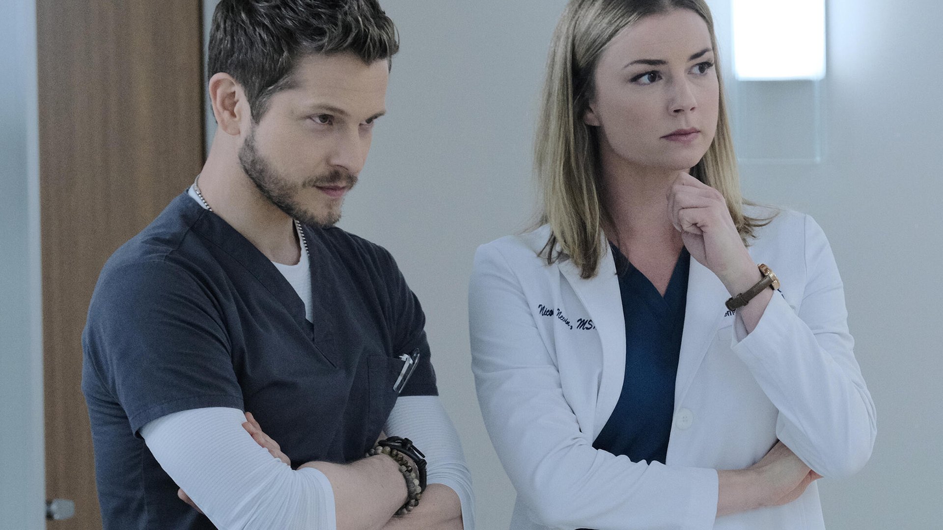 Matt Czuchry and Emily VanCamp, The Resident