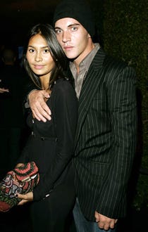 Reena Hammer and Jonathan Rhys-Meyers - Entertainment Weekly Pre-Emmy party, Sept. 2005