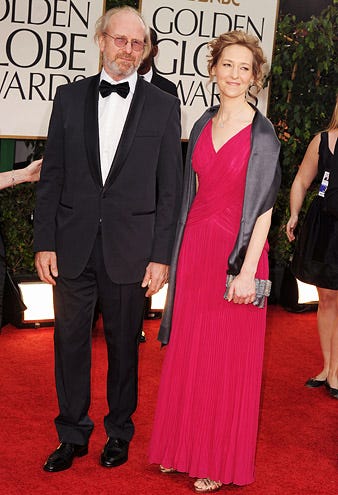 Willian Hurt and guest - The 69th Annual Golden Globe Awards, January 15, 2012