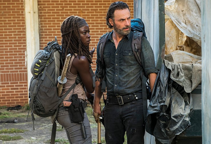 Danai Gurira and Andrew Lincoln, The Walking Dead
