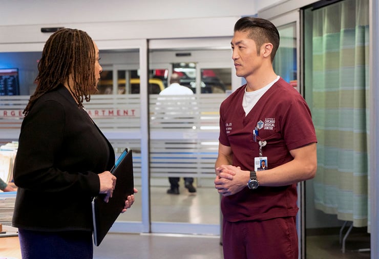 S. Epatha Merkerson, Brian Tee, Chicago Med