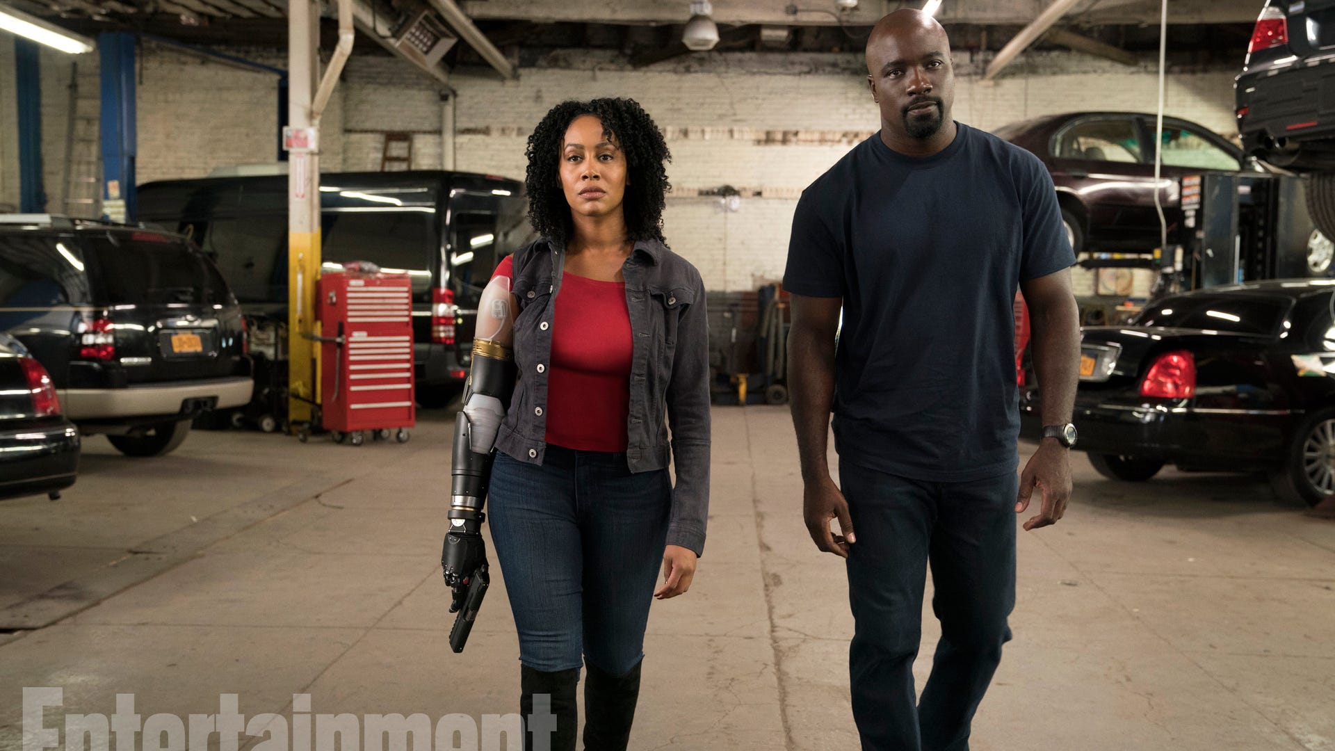 Mike Colter and Simon Missick, Luke Cage