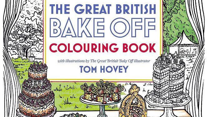 Great British Bake Off coloring book